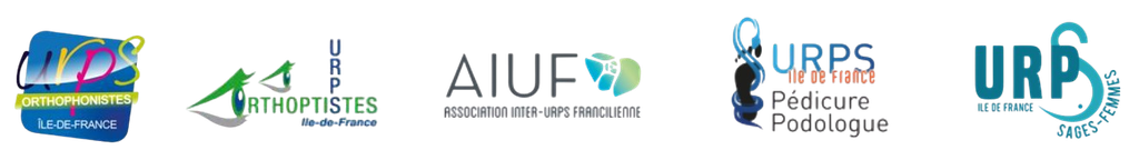 Logos AIUF et URPS de Lucile Mareau Dieu